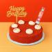 Eggless Red Velvet cake Birthday Combo