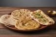 Chapati and Tandoori Roti And Naan With Lachha Paratha