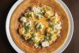 Open Cheese Paneer Dosa