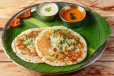 Uthappam With Sambar And Chutney