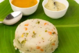 Vegetable Upma With Sambar And Chutney