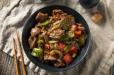 Spicy Pepper Steak With Mushroom