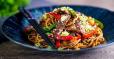 Steak Schezwan Hakka Noodles (Beef)