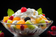 Fruit Salad With Ice Cream