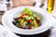 Goat Cheese and Stuffed Baked Figs Salad