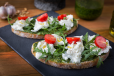 Burrata Crostini
