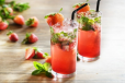 Strawberry Mint Cocktail