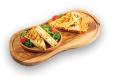 Omelette with Cheese Slice Bread