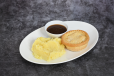 Chicken and Mushroom Pie, with Gravy and Mash/Chips (Promo)