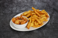 Battered Prawns (8 Pcs) and Chips