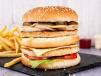 Grilled Double Chicken Burger Sandwich