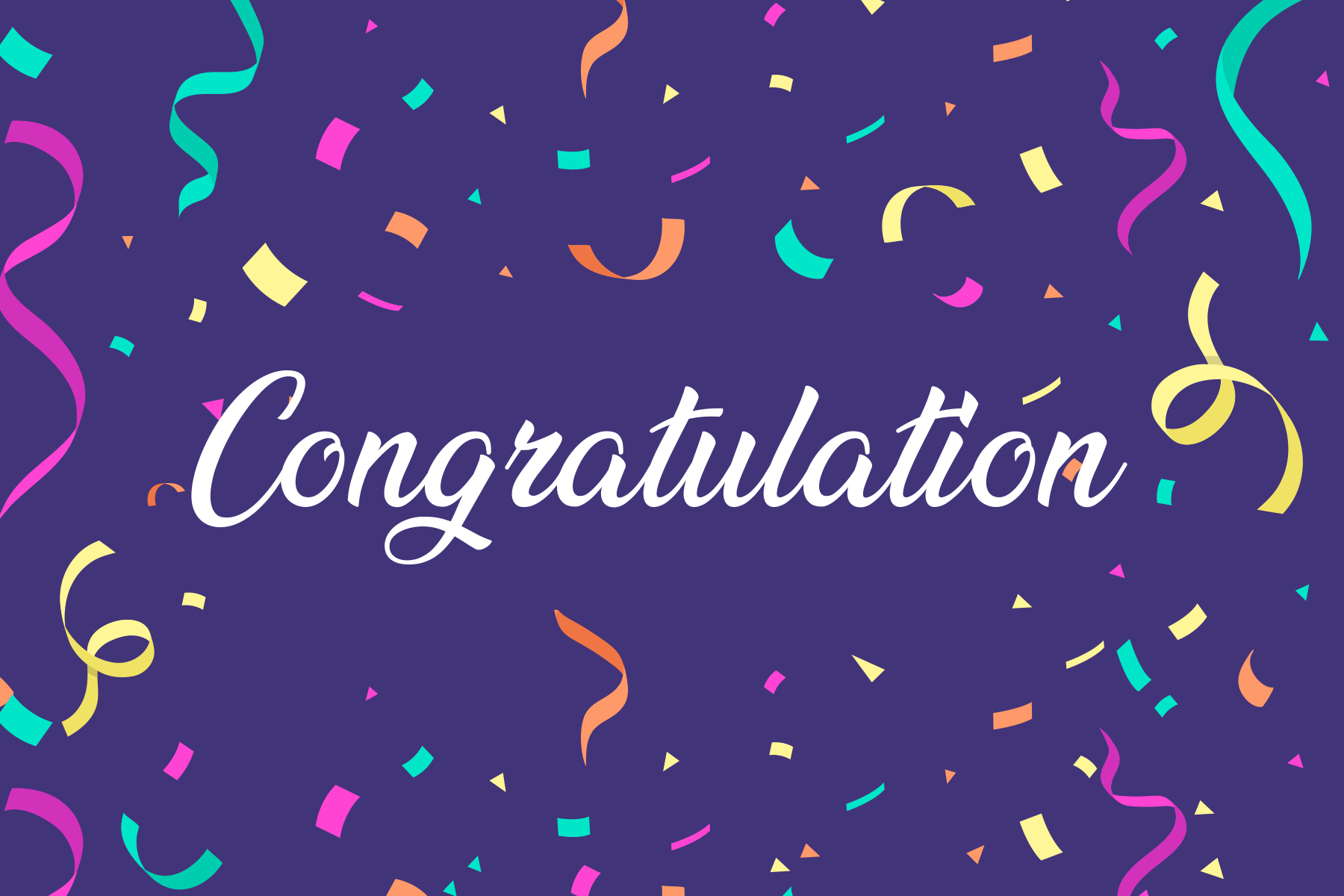 Congratulations