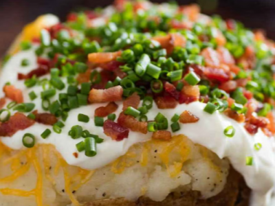 
                                Cheesy Pasta & Baked Potato