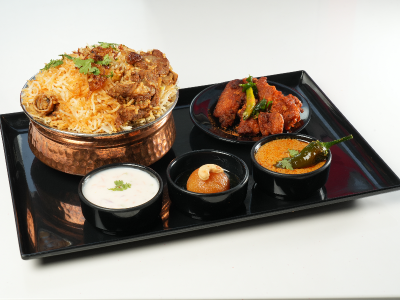 
                                Desi Biryani - The Taste of Hyderabad