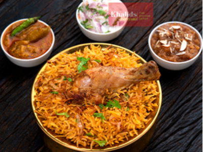 
                                Khalids Biriyani