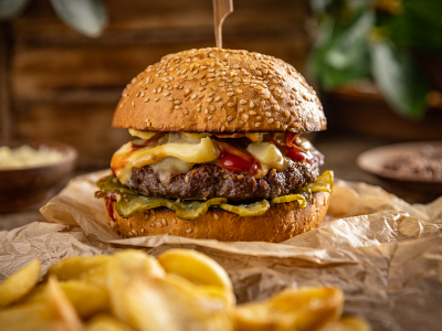 
                                Tasty Burger Cafeteria